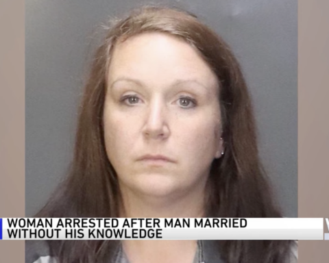 Mugshot of unhinged woman Kristin Spearman
